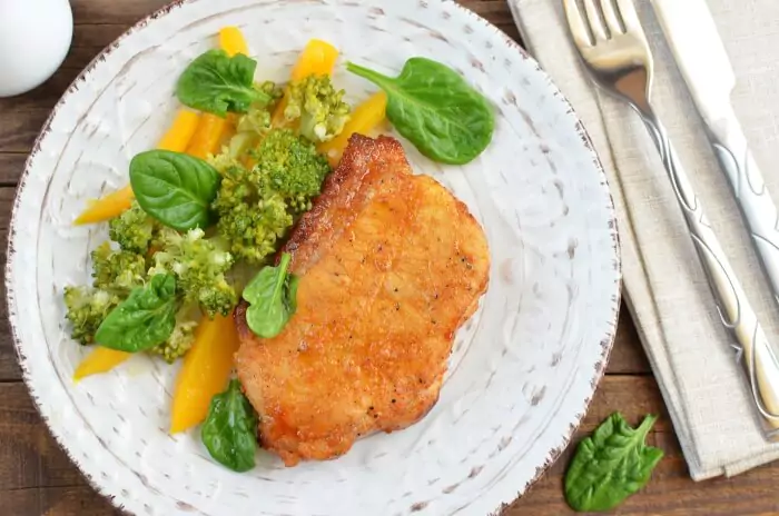 Keto Spiced Baked Pork Chops