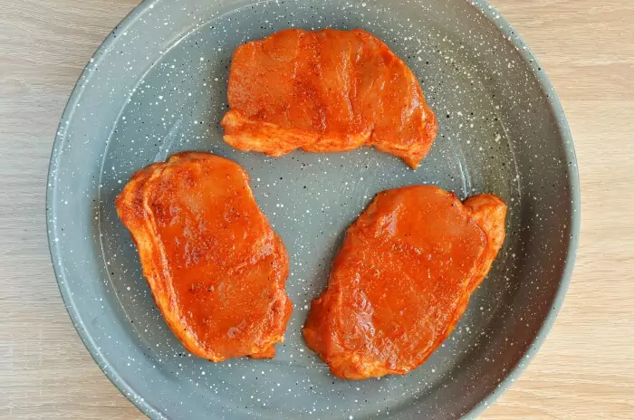 Step 4 - Keto Spiced Baked Pork Chops