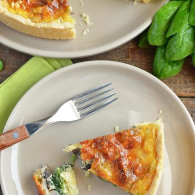 Spinach and Cheese Quiche Recipe - Classic Quiche Recipes - Cheesy Quiche Recipe