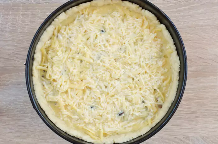 Step 6 - Spinach and Cheese Quiche
