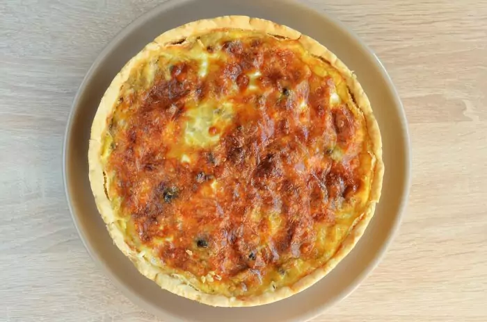 Step 7 - Spinach and Cheese Quiche