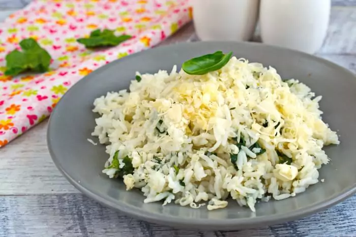 Spinach Parmesan Risotto