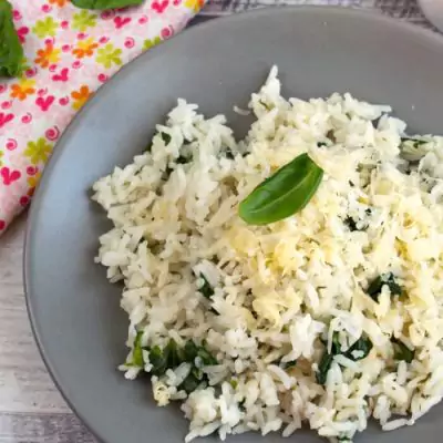 Spinach and Parmesan Risotto Recipe - Healthyy Risotto Recipes - Creamy Spinach Risotto