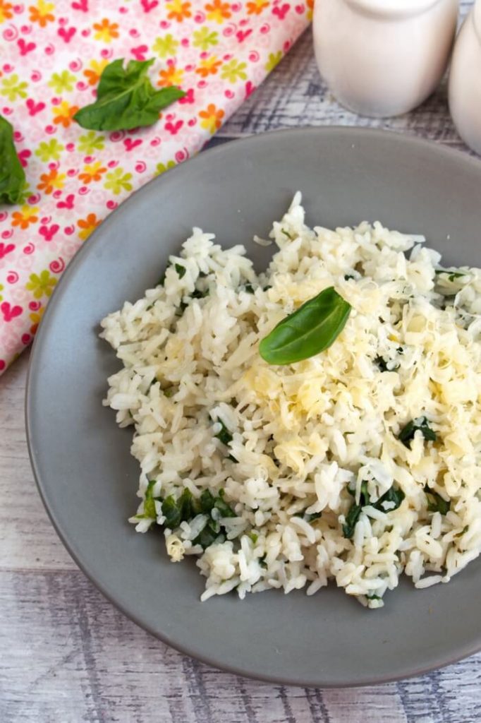 Spinach Parmesan Risotto
