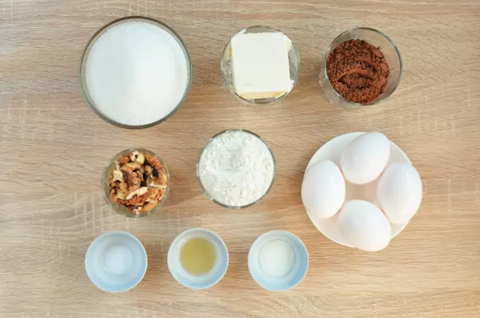 Ingredients for Super Simple Brownies