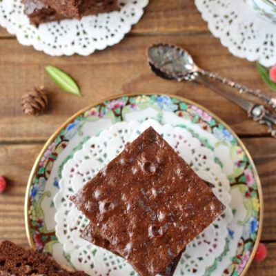 Super Simple Brownies Recipe - Easy Classic Chocolate Desserts for Begginers - Easy Brownie Recipe with Cocoa Powder