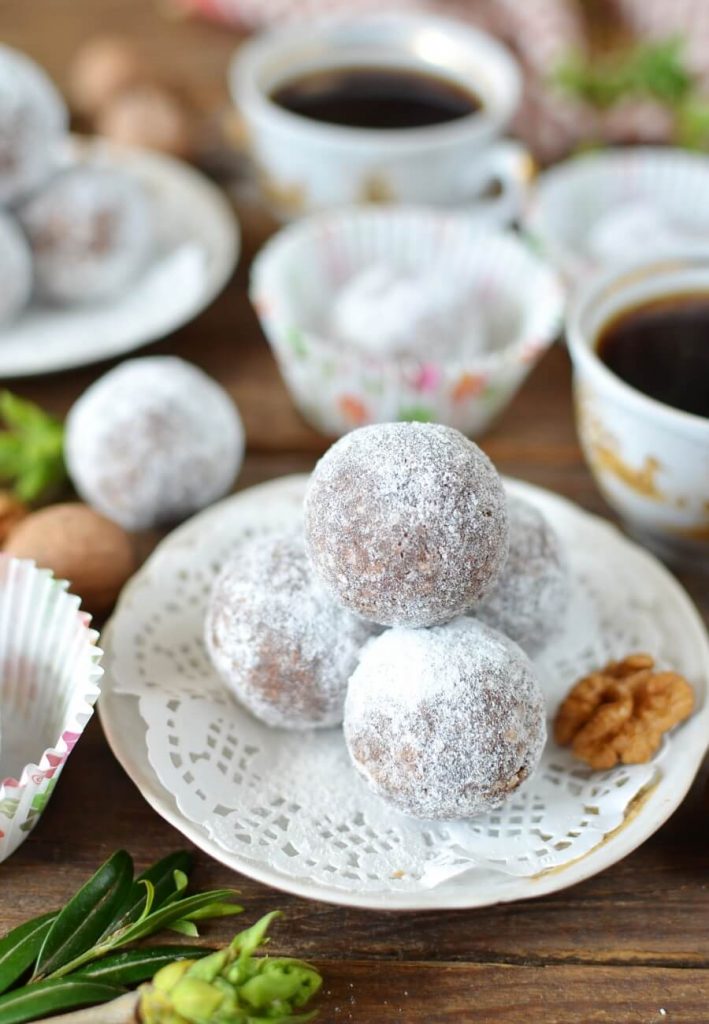 Cocoa and Nut Rum Balls
