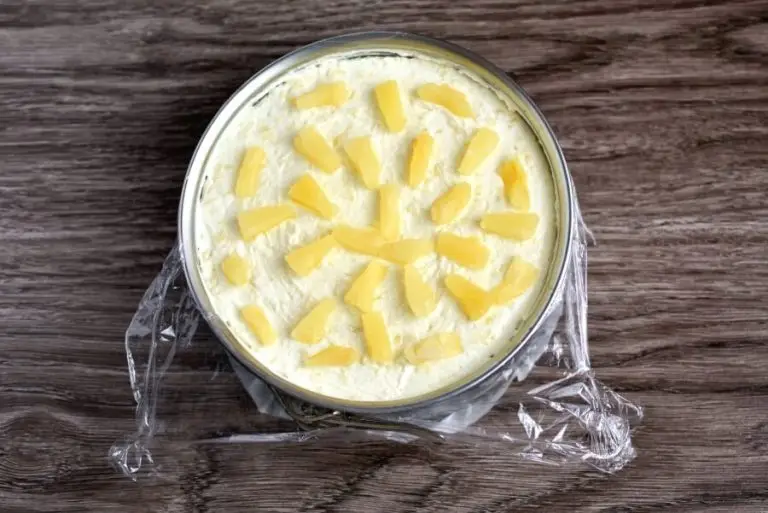 Step 4 - Creamy Pineapple Cheesecake