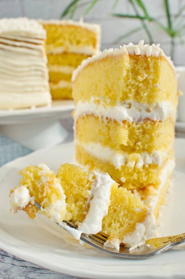 Coconut Sour Cream Cake