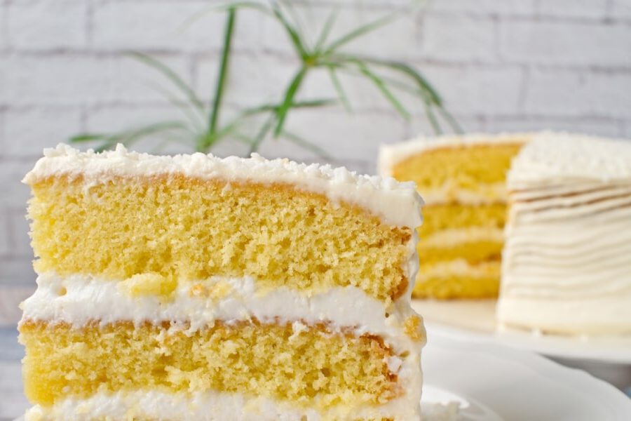 Coconut Sour Cream Cake