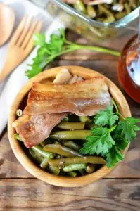 How to Cook Arkansas Green Beans Recipe - Healthy Green Beans with Bacon - Make Arkansas Green Beans