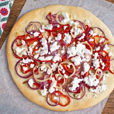 Bell Pepper and Feta Pizza recipe - step 4