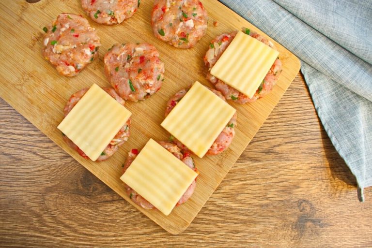Step 3 - Cheese-Stuffed Turkey Burgers