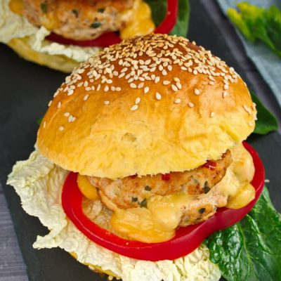 How to Cook Cheese-Stuffed Turkey Burgers Recipe - Healthy Keto Cheese-Stuffed Turkey Burgers - Cheddar Stuffed Turkey Burgers