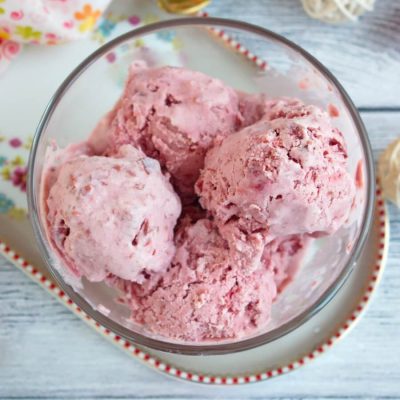 How to Cook Cherry Vanilla Ice Cream Recipe - Easy and Healthy Homemade Ice Cream Recipes - Healthy Cherry Vanilla Ice Cream