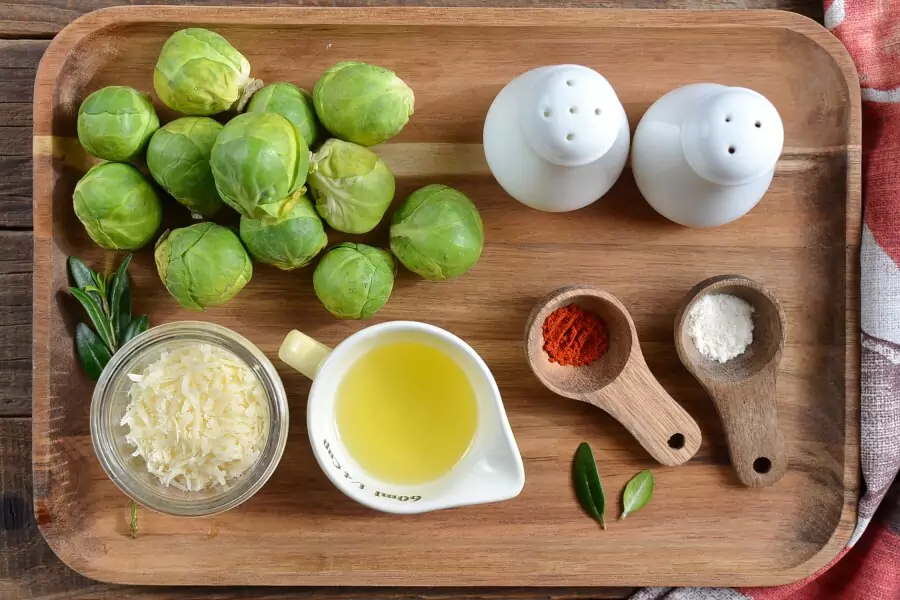 Ingredients for Crushed Brussels Sprouts