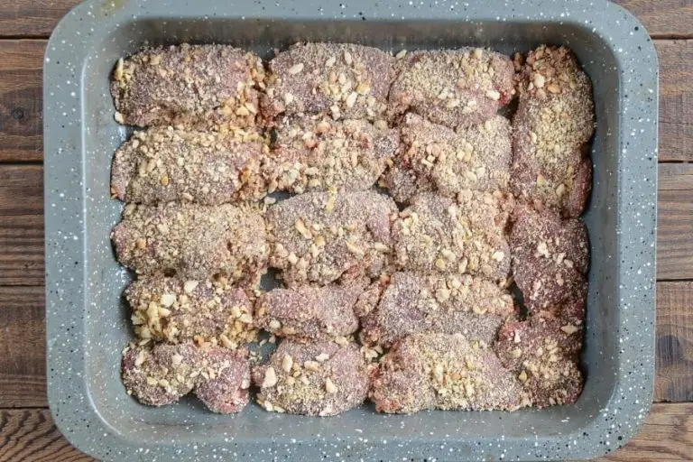 Step 3 - Crumbed Baked Chicken Livers