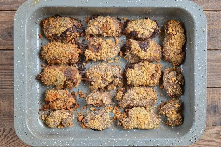 Step 4 - Crumbed Baked Chicken Livers