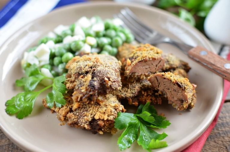 Step 5 - Crumbed Baked Chicken Livers