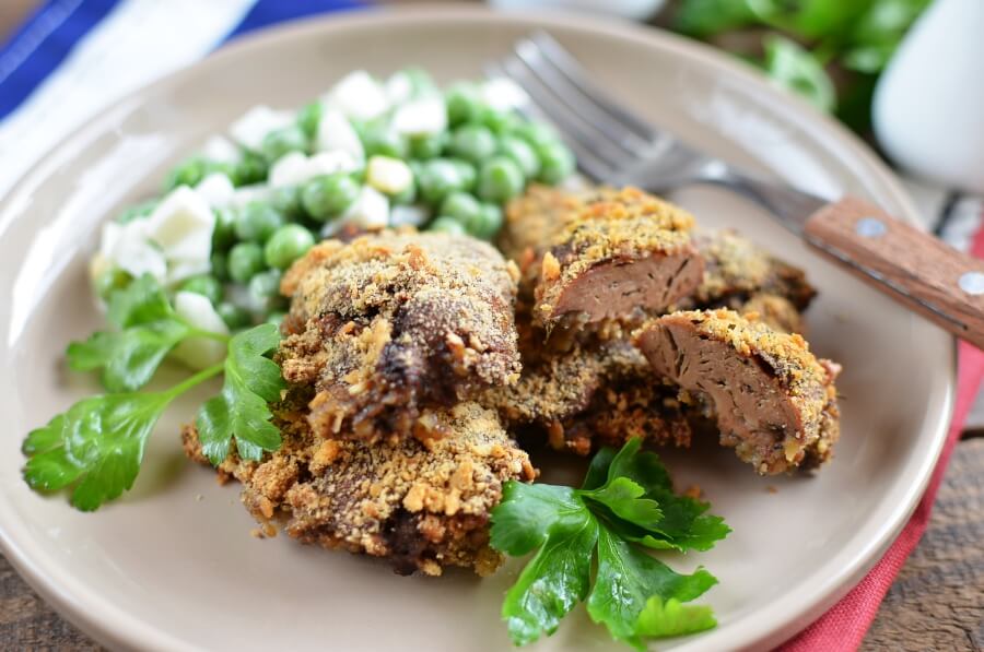 Crumbed Baked Chicken Livers Recipe Cook Me Recipes