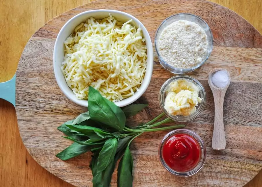 Ingredients for Easy Keto Pizza Crust