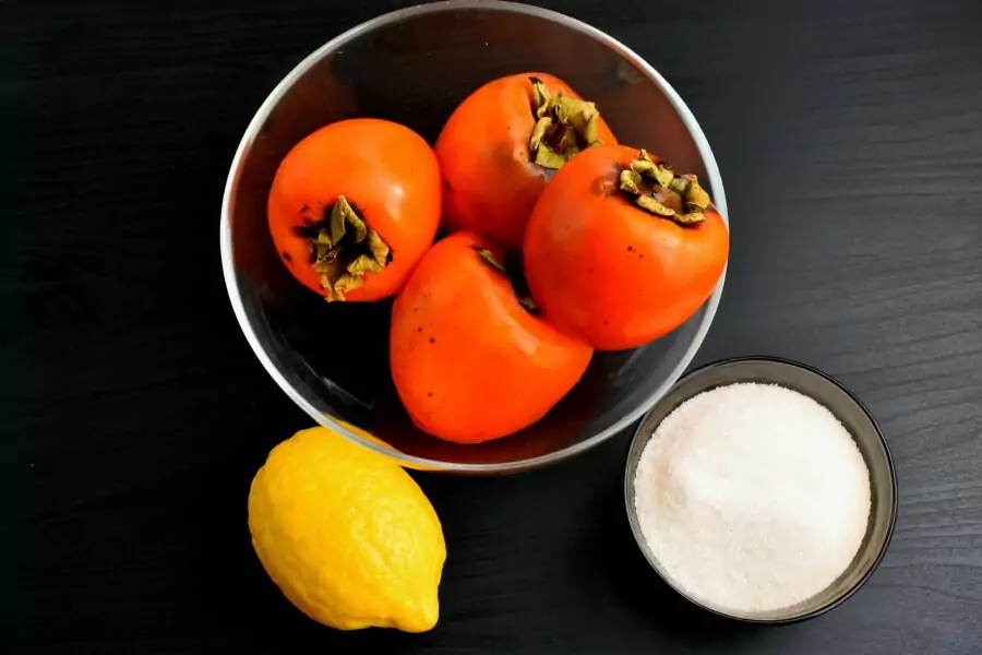 Ingredients for Persimmon Jam