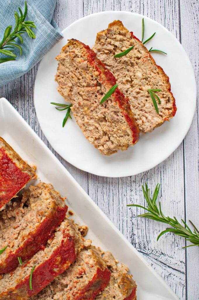 Super meaty and flavory eggless meatloaf