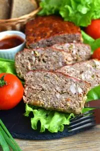 Eggless Firehouse Meatloaf