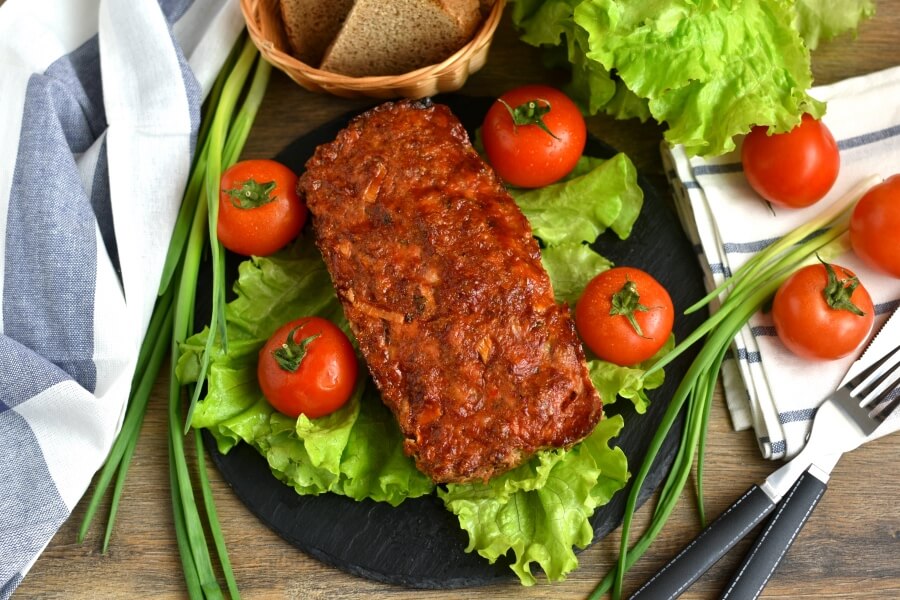 Eggless Firehouse Meatloaf recipe - step 6