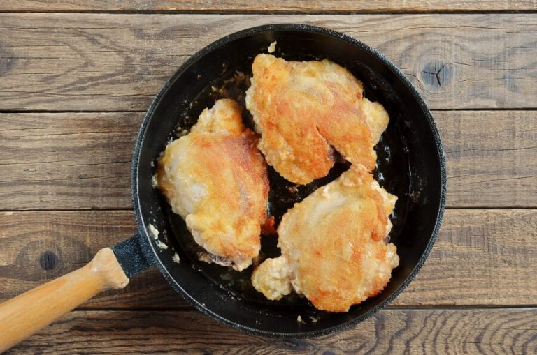 Step 4 - Fried Chicken Thighs