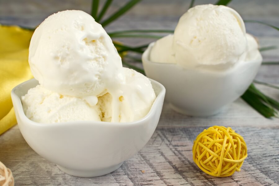 How to serve Homemade Vanilla Ice Cream