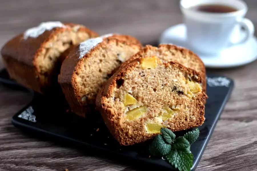 Mango and Coconut Bread