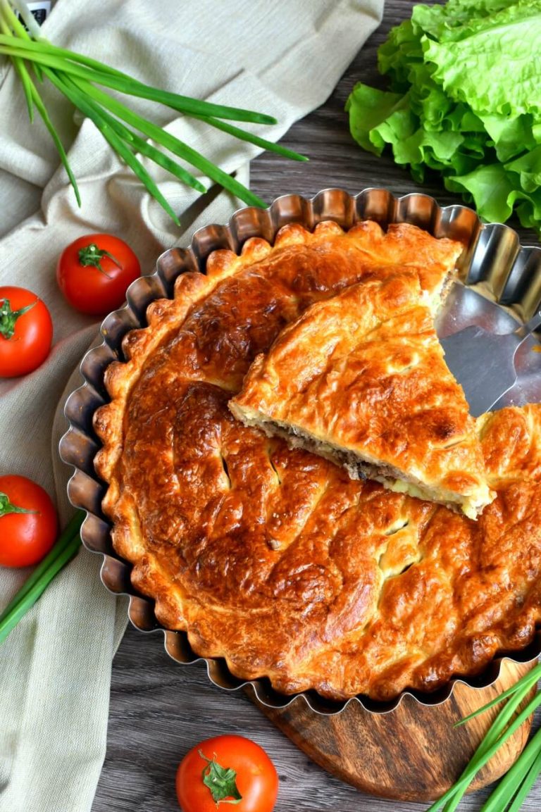 Meat and Onion Pie Recipe Cook.me Recipes