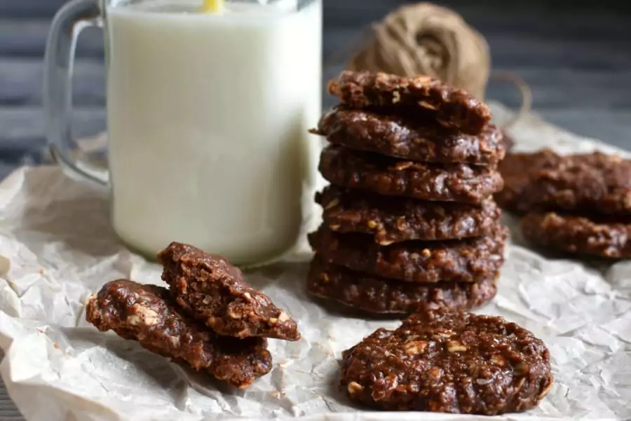 No-Bake Peanut Butter Cookies