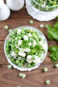 Pea Salad with Egg