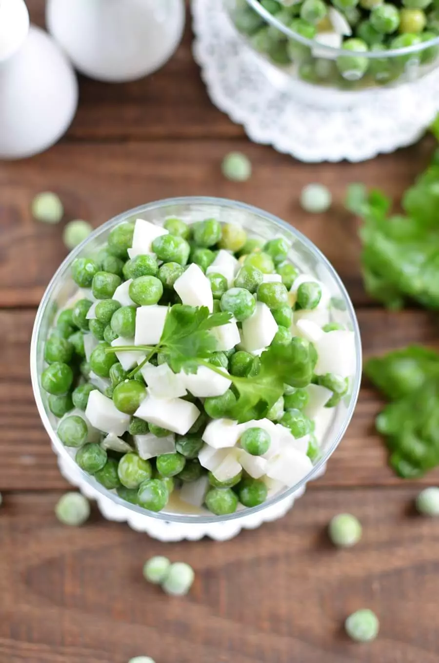 Pea Salad with Egg