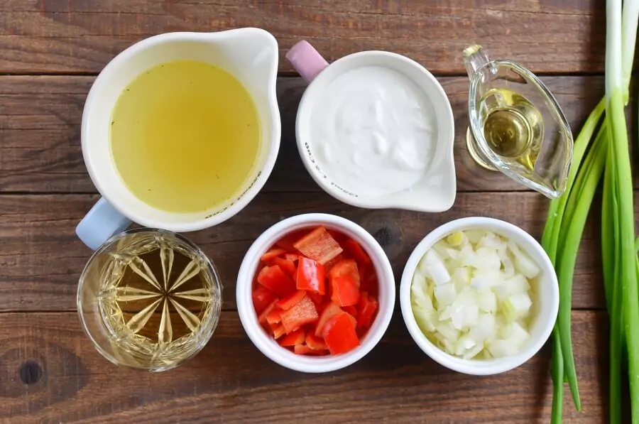 Ingredients for Red Capsicum Tapenade