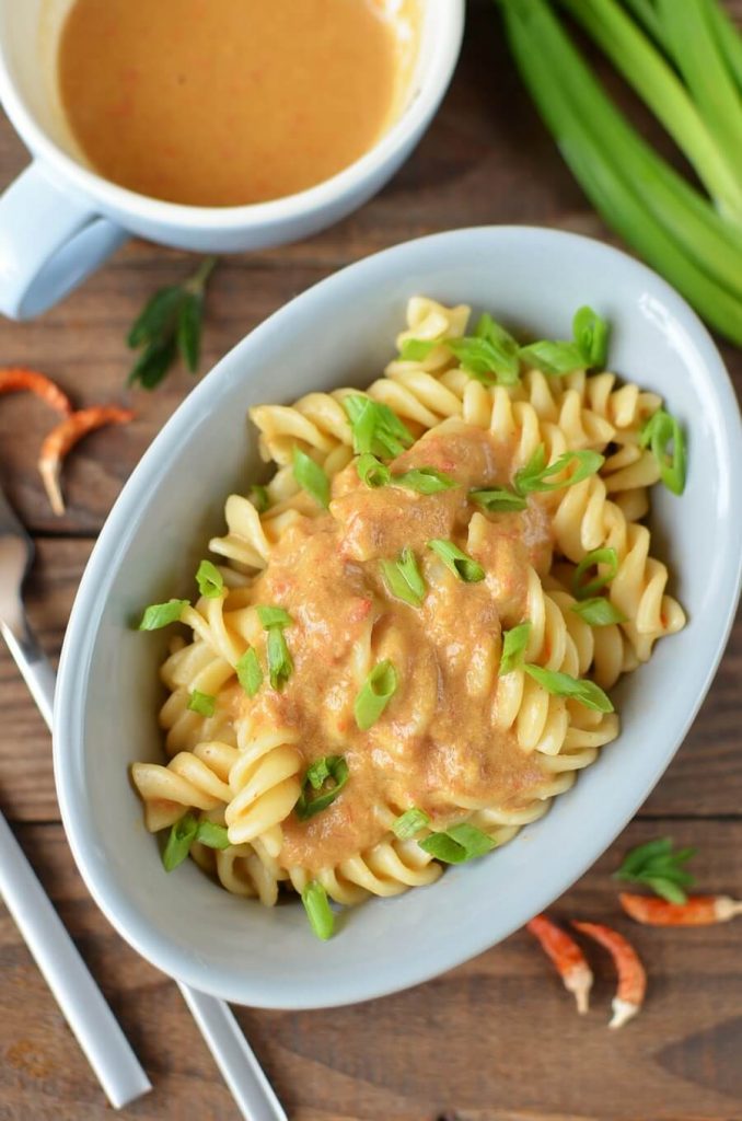 Roasted Red Pepper Tapenade Pasta