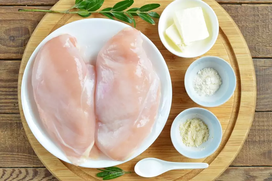 Ingredients for Sauteed Garlic Chicken