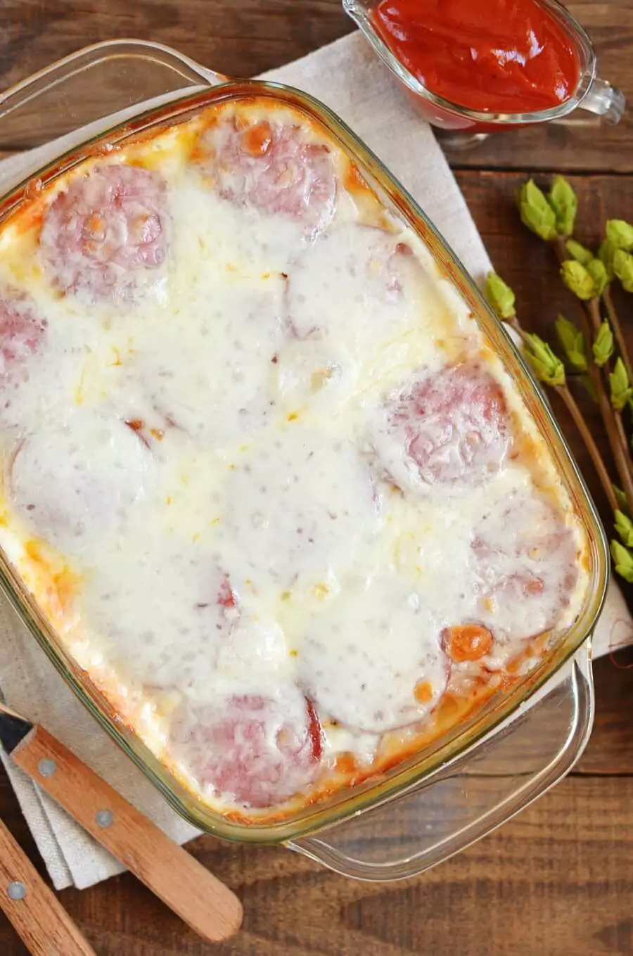 Easy Pasghetti Pizza
