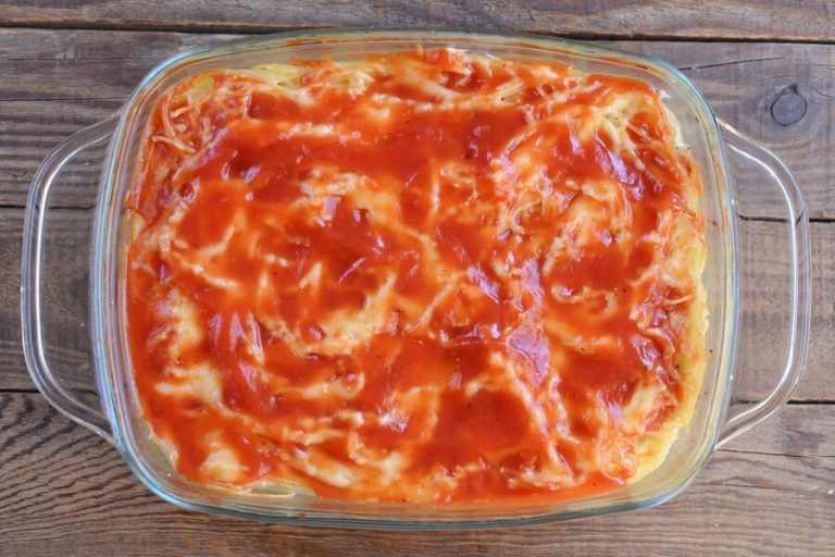 Step 7 - Easy Pasghetti Pizza