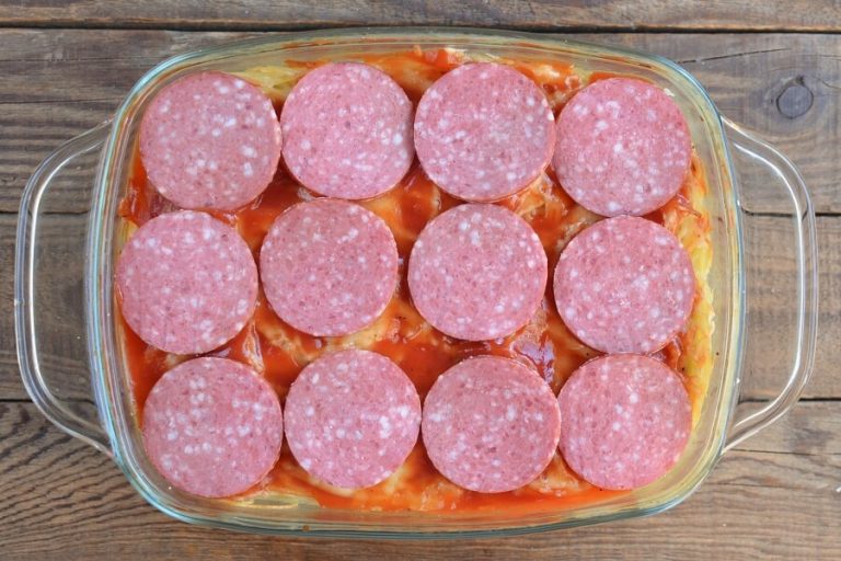 Step 7 - Easy Pasghetti Pizza