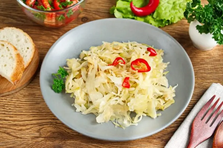 Step 5 - Steamed Chili Cabbage