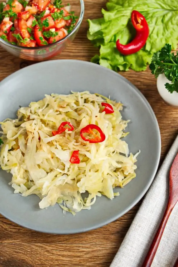 Steamed Chili Cabbage
