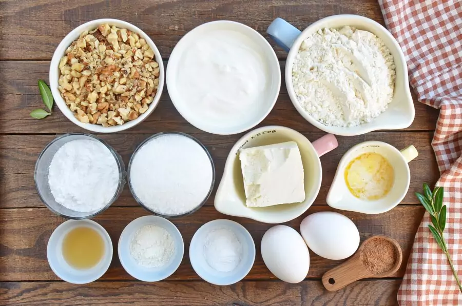 Ingredients for Jewish Coffee Cake