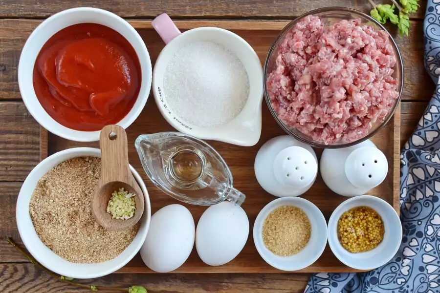 Ingredients for Sweet and Sour Meatloaf