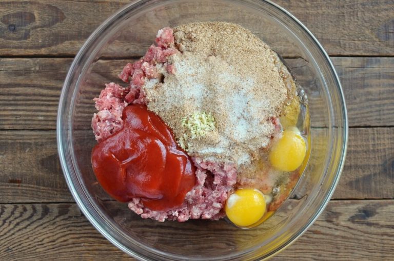 Step 2 - Sweet and Sour Meatloaf