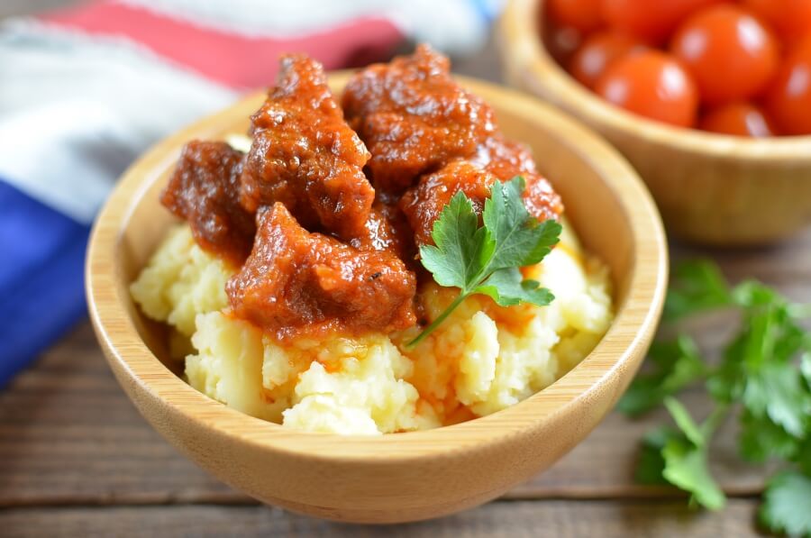 How to serve Traditional Hungarian Keto Goulash