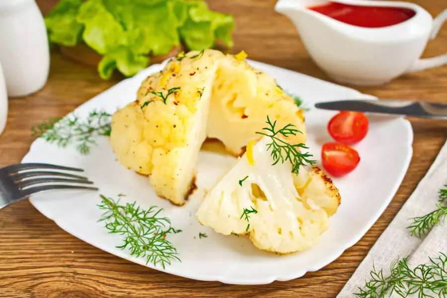 Whole Roasted Cauliflower
