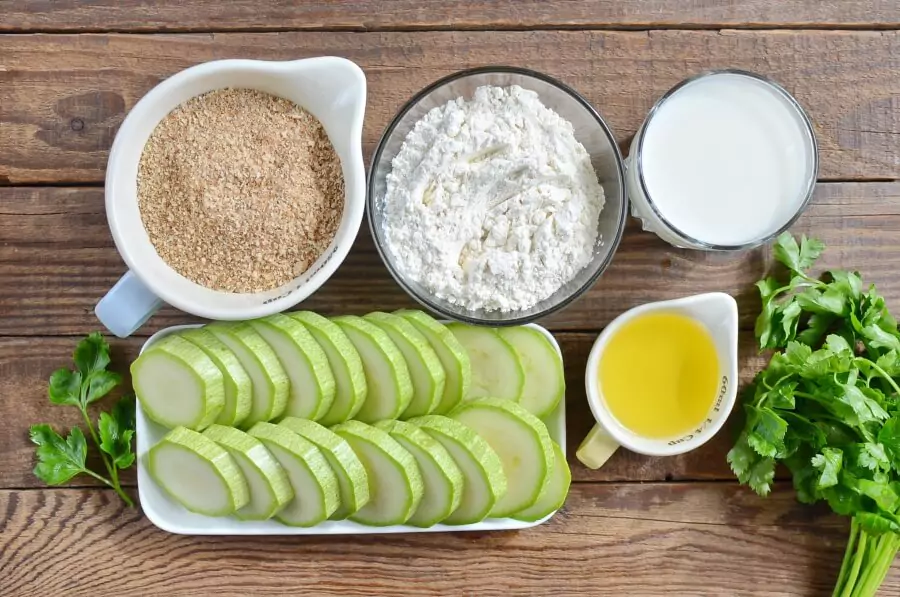 Ingredients for Zucchini Fritters